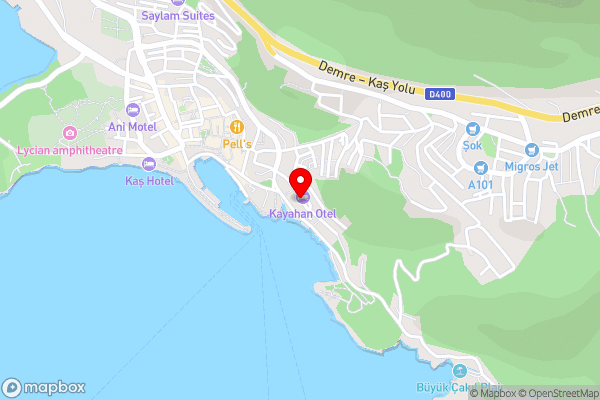 Hotel Likya - Hotel Location Map