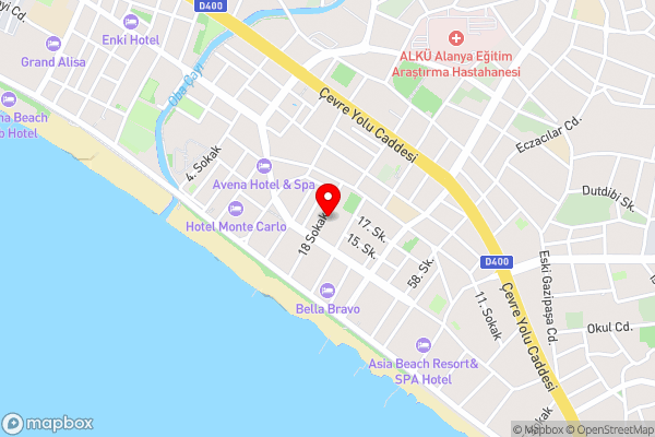 HOTEL MİTOS - Hotel Location Map