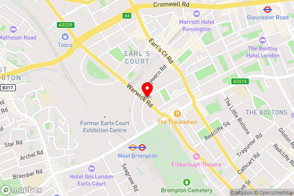 Hotel Olympia - Hotel Location Map