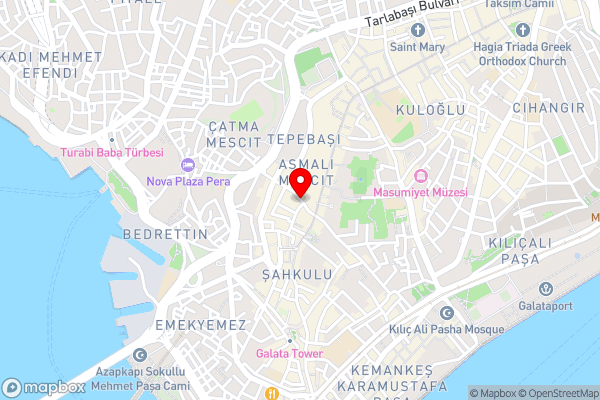 Hotel Pera Capitol - Hotel Location Map