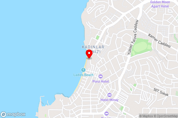 Hotel Sunday Beach - Hotel Location Map