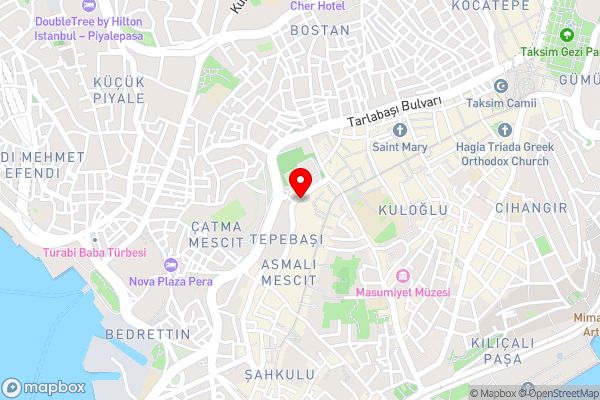 Hotel The Pera Hill - Hotel Location Map