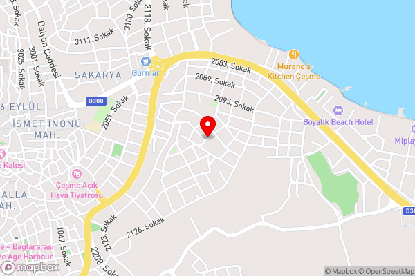 House - Cesme Boyalık - Hotel Location Map