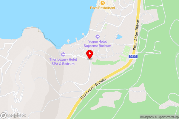 Hyde Bodrum - Ultra All Inclusive, Adult Only - Hotel Location Map