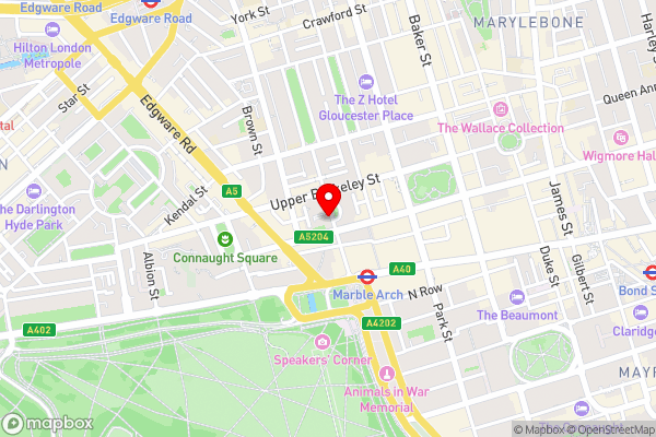 Hyde Park Rooms & Apartments - Hotel Location Map