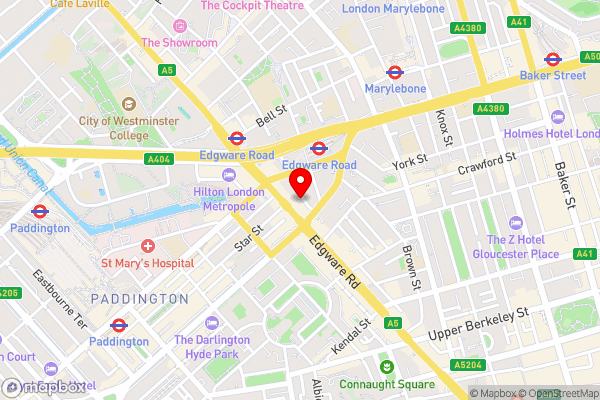 Hyde Park Serviced Rooms - Hotel Location Map