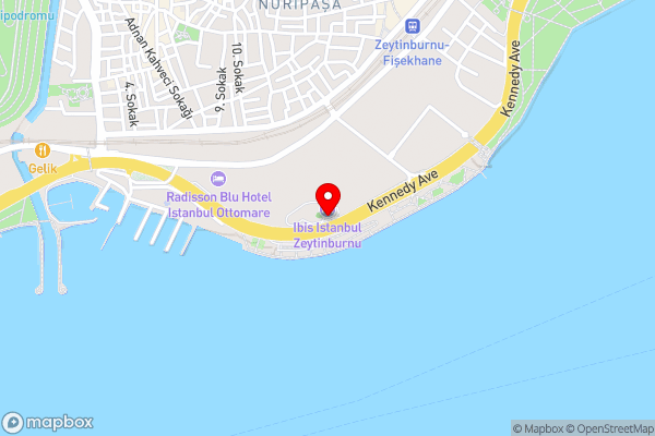 Ibis Istanbul Zeytinburnu - Hotel Location Map