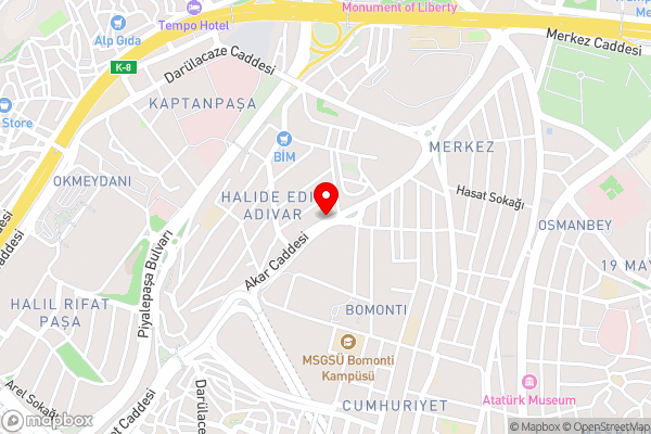 ibis Styles Istanbul Bomonti - Hotel Location Map