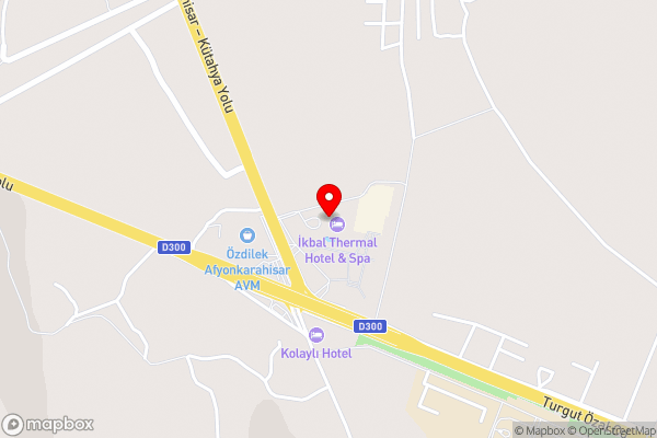 Ikbal Thermal Hotel & Spa Afyon - Hotel Location Map