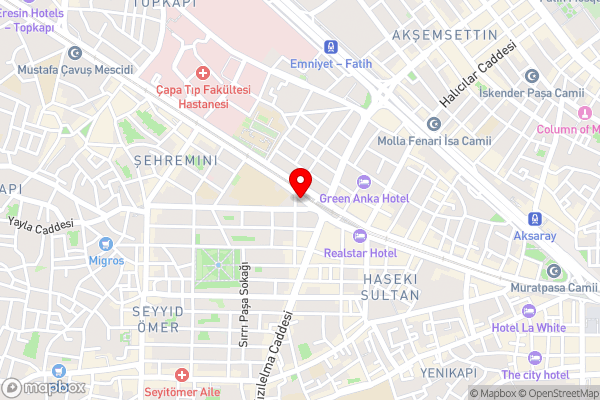 Ilıcak Hotel - Hotel Location Map