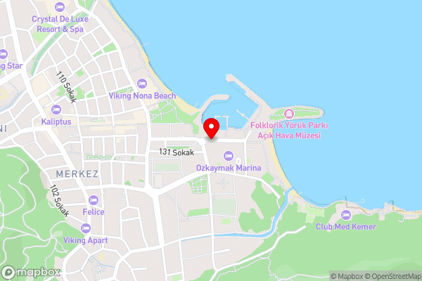 Imperial Türkiz Resort Hotel & SPA - Hotel Location Map
