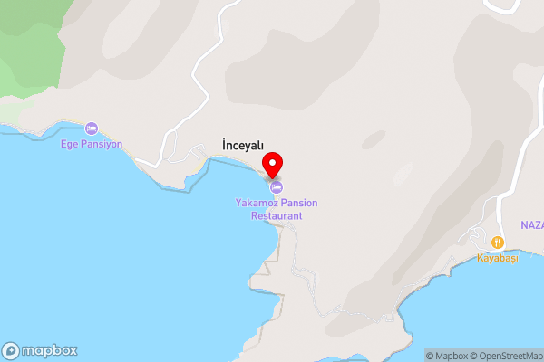 Incekum Pansiyon - Hotel Location Map