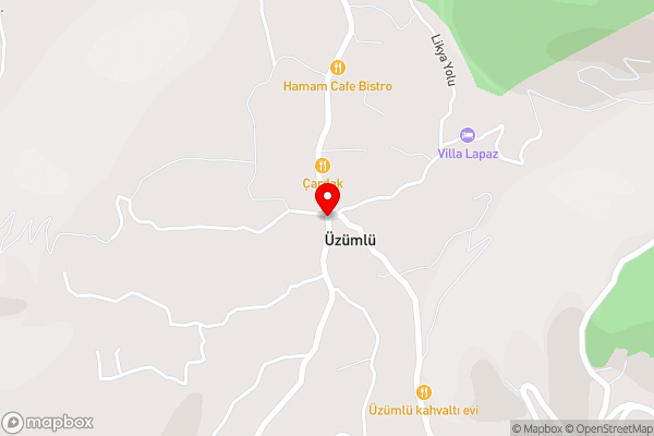 İnci - 2 Bedroom Holiday Villa in Kalkan - Hotel Location Map