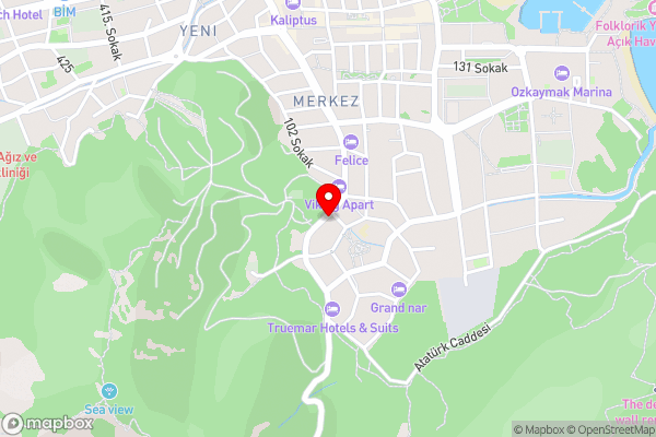 Infinity Hotel - Hotel Location Map