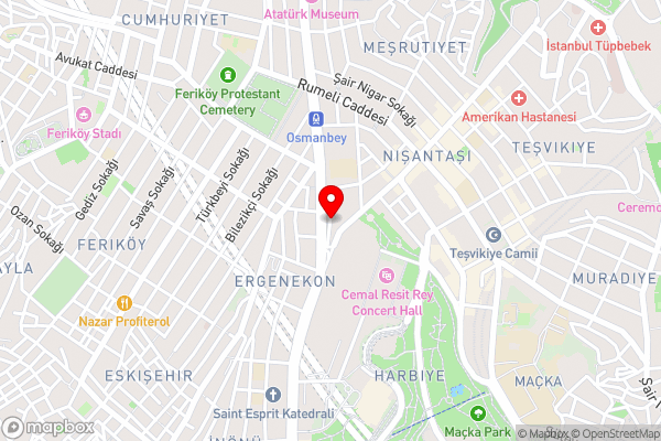 Inncity Hotel Nisantasi - Hotel Location Map