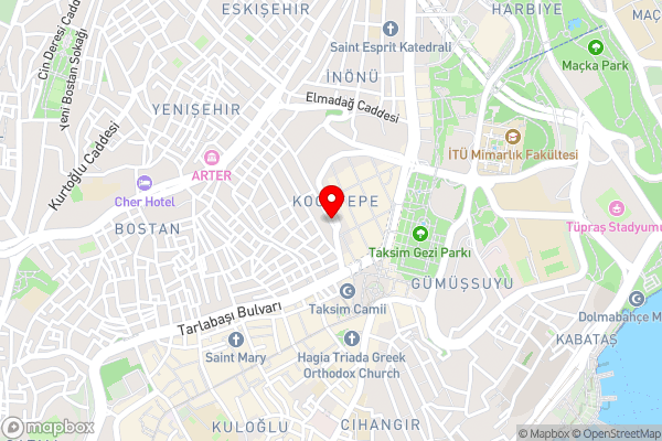 Inntel Hotel Istanbul - Hotel Location Map