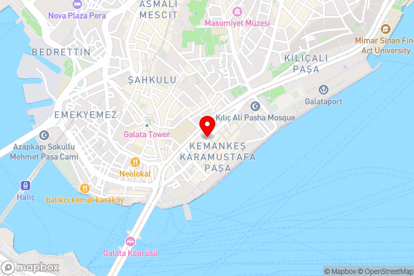 Insta Hotel Karakoy - Hotel Location Map