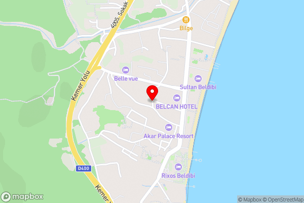 İPSOS HOTEL BELDİBİ - Hotel Location Map