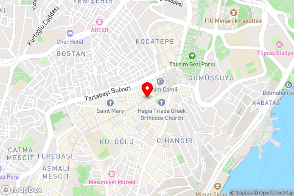 IQ Hotel Beyoğlu - Hotel Location Map
