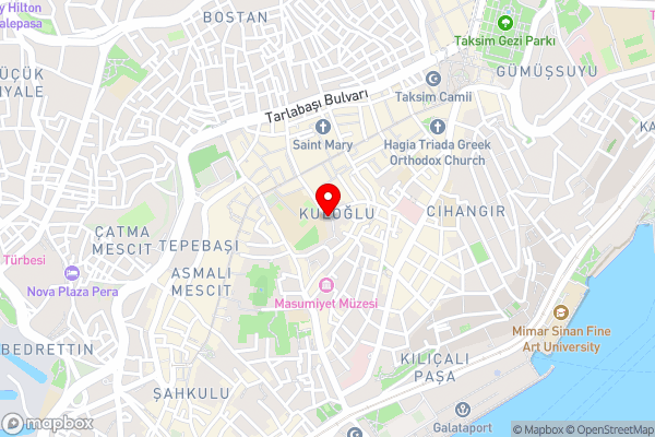 IQ Hotel Galatasaray - Hotel Location Map