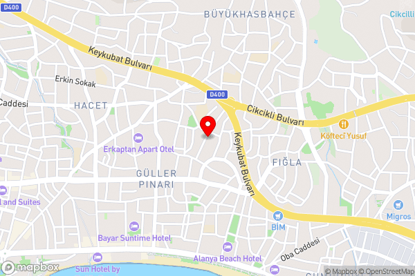 İSABELLA APART OTEL - Hotel Location Map