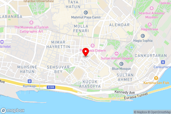 Istanbul Amedros Home - Hotel Location Map
