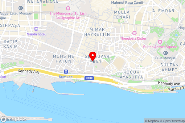 Istanbul House - Hotel Location Map