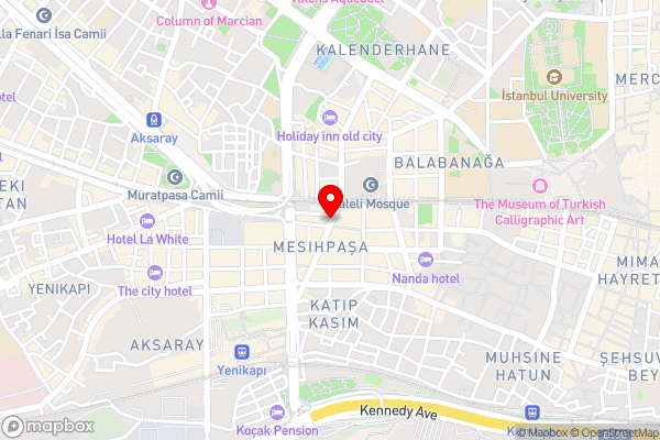 Istanbul Royal Hotel - Hotel Location Map