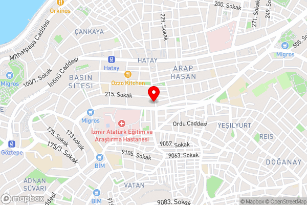 Izmir Home & Garden - Hotel Location Map