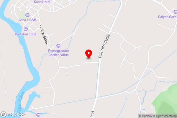 İztuzu Homes - Hotel Location Map