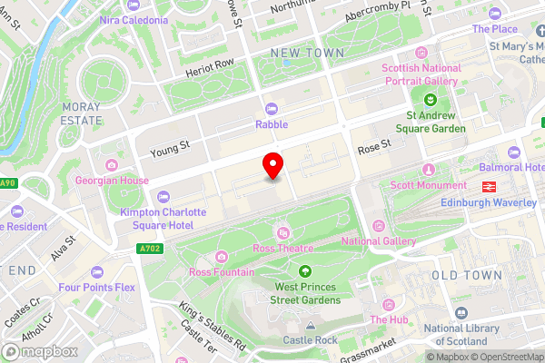 JOIVY Bright 1 bed flat, close to Princess Street - Hotel Location Map