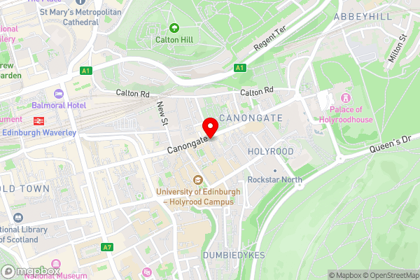 JOIVY Cosy Flat in the Heart of Edinburgh - Hotel Location Map