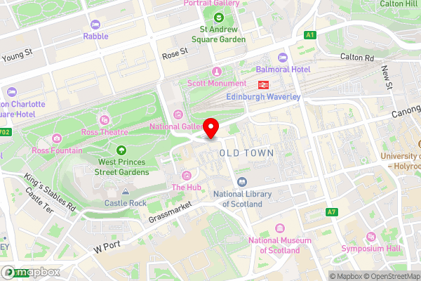 JOIVY Stunning Flat near Edinburgh Castle - Hotel Location Map