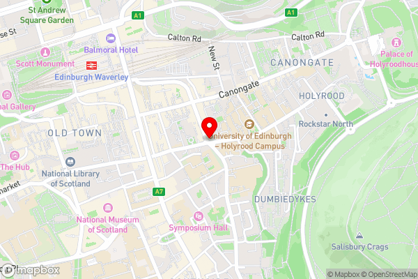 JOIVY Unique&Artsy Royal Mile Apt - Relive Music History - Hotel Location Map