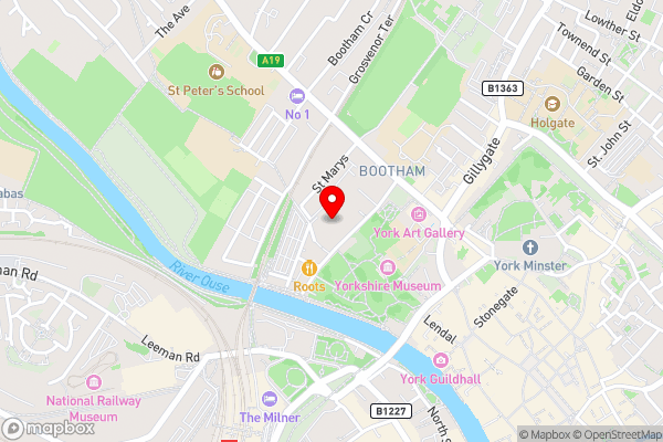 Jorvik Lodge - Hotel Location Map