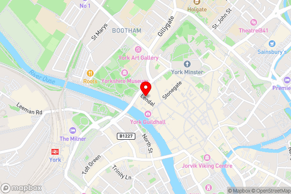 Judge's Lodging - Hotel Location Map