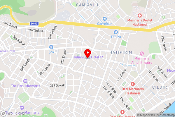 Julian Club Hotel - Hotel Location Map