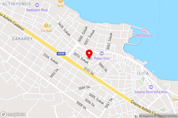 Kabasakal Otel - Hotel Location Map