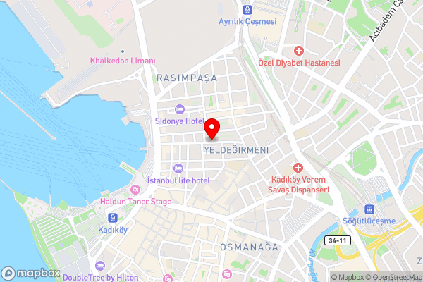 Kadıköy White House - Hotel Location Map