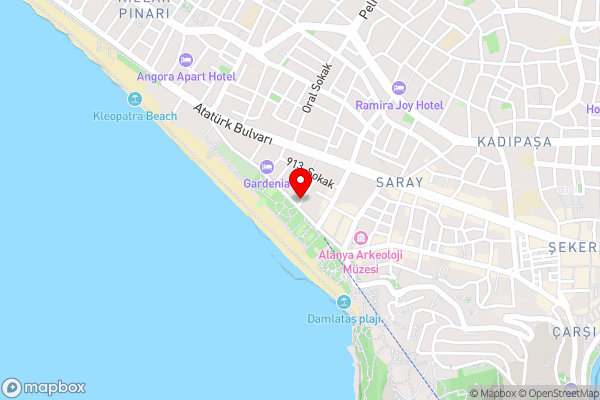 Kahya Hotel - Hotel Location Map