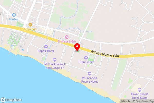 Kaia Coracesium - Hotel Location Map