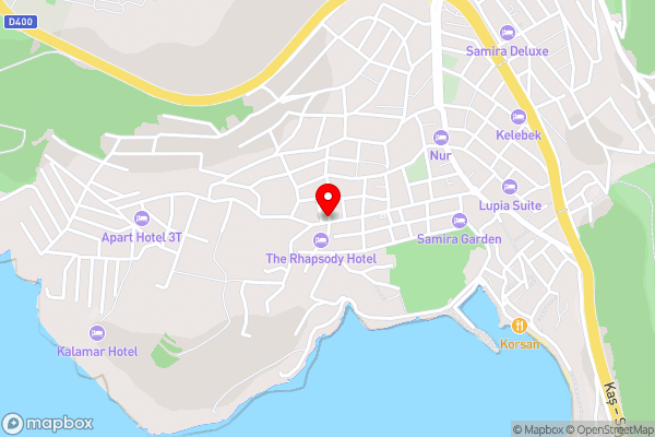 Kalkan Likya Residence Hotel & SPA - Hotel Location Map