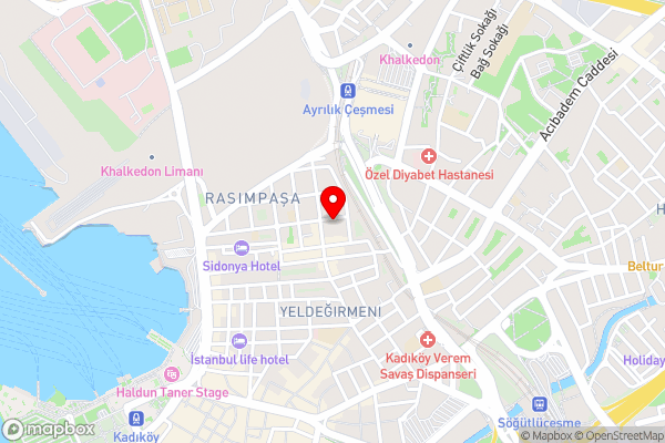 Kalkedon Hostel - Hotel Location Map