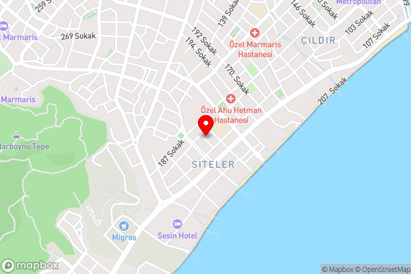 Kamelya Apart Hotel - Hotel Location Map