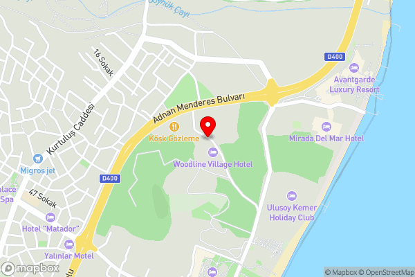 Kamkat Otel - Hotel Location Map