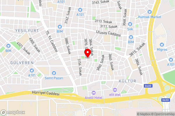 Kampüs Apart 2 - Hotel Location Map