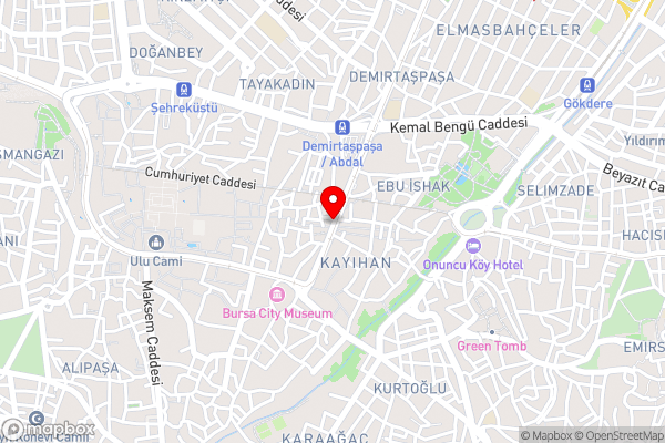 KAR BEYAZ HOTEL BURSA - Hotel Location Map