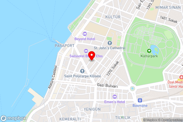 Karaca Hotel - Hotel Location Map