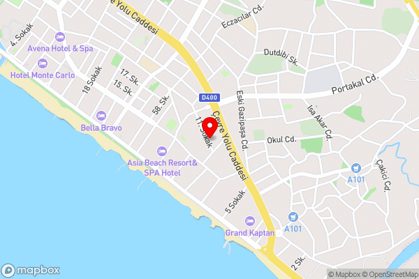 Karakaya Apartment - Hotel Location Map