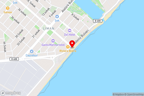 Karavantatili - Hotel Location Map